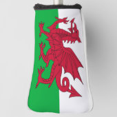 Golf Putter Hoesje met vlag van Wales, Verenigd Ko Golfheadcover (Draai 90)