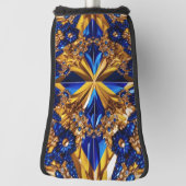 Golf Putter Hoesje met Zweden Kleuren Design Golfheadcover (Draai 90)