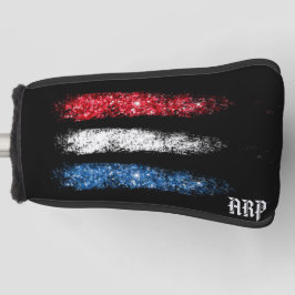 *~* Golf Putter Hoesje Patriotic Modern USA Flag Golfheadcover