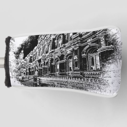 Golf putter hoofddeksel golfheadcover (Voorkant)