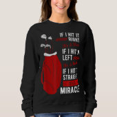 Golf Putter Par Golfer Birdie Golfing Bogey Eagle Trui (Voorkant)