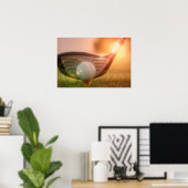 Golf Putter Poster Print (Thuiskantoor)