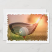 Golf Putter Uitnodiging (Voorkant)