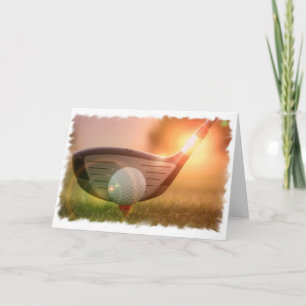 Golf Putter Wenskaart Kaart