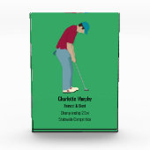 Golf Putting Award/Trophy Fotoblokken (Voorkant)