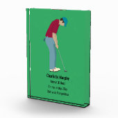 Golf Putting Award/Trophy Fotoblokken (Rechts)