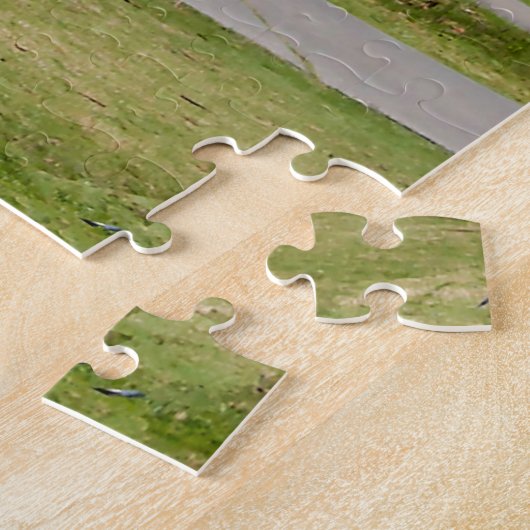 Golf Puzzle Afbeelding Cart, Course & Golfer Legpuzzel (Zijkant)