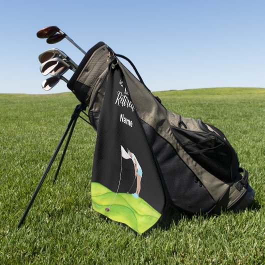 Golf Queen is met pensioen gegaan Golf Towel Golfhanddoek (Groen)