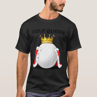 Golf Queen Womens T-shirt