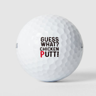 Golf raad eens wat Chicken Putt! Golfballen