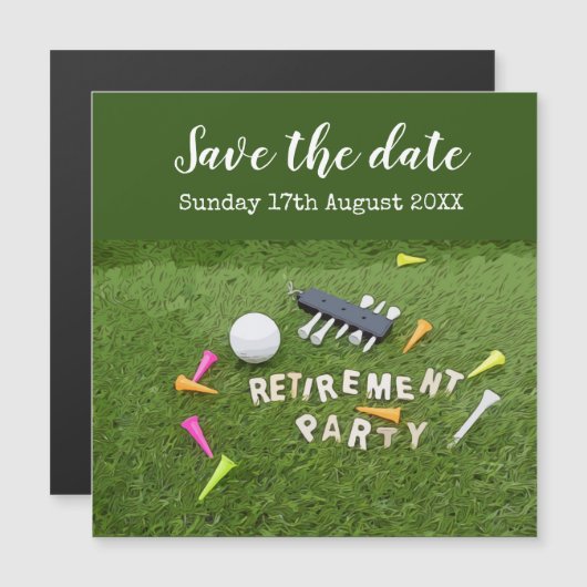 Golf Red de datum waarop Golf met pensioen gaat op (Voorkant / Achterkant)