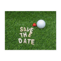 Golf redt de date met golfbal met Kaart