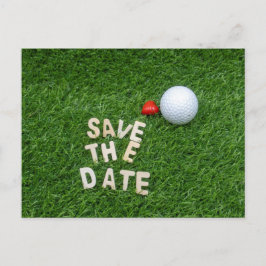 Golf redt de date met golfbal met Kaart