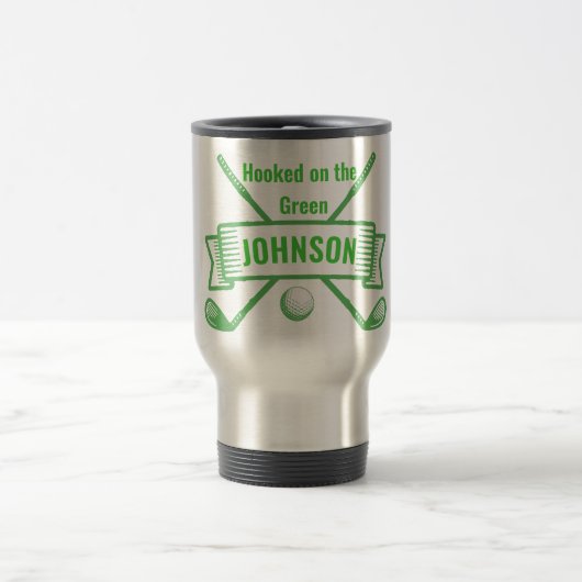 Golf Reis Mok - Gepersonaliseerd Cadeau - Verslaaf (Center)