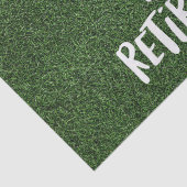 Golf Retire Happy Retirement met golfvlag Tissuepapier (Detail)