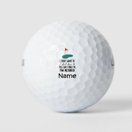 Golf Retirement Golf Balls Golfballen