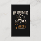 Golf Retirement Golf Course Club Golfing Visitekaartje (Voorkant)