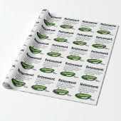 Golf Retirement golfbaan golfer Cadeaupapier (Uitgerold)