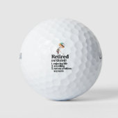 Golf Retirement Golfballen (Voorkant)