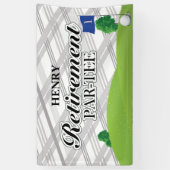 Golf Retirement Party Spandoek (Verticaal)