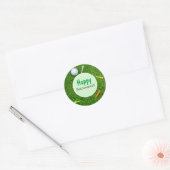 Golf Retirement Ronde Sticker (Envelop)