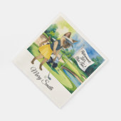 Golf Retirement thema voor Siamese Cat liefhebbers Servet (Hoek)