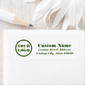 Golf Retour Adreslabels - Aangepaste luxe labels (Insitu)