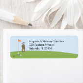 Golf Retouradres Labels (Insitu)