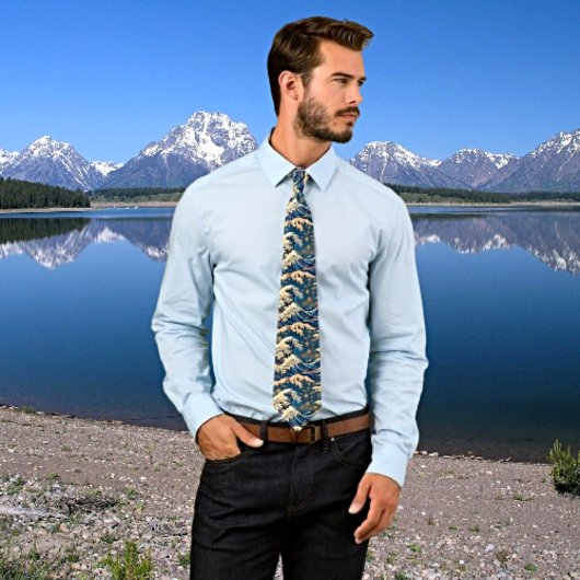 golf retro esthetische Stropdas