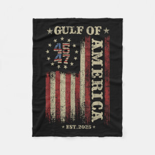 Golf Retro van Amerika EST 2025 Amerikaanse vlag M Fleece Deken