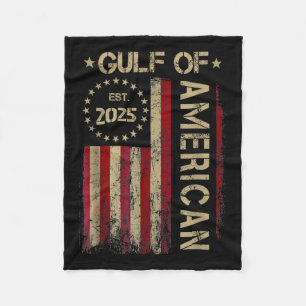 Golf Retro van Amerika EST 2025 Amerikaanse vlag M Fleece Deken