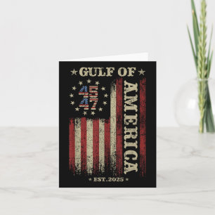 Golf Retro van Amerika EST 2025 Amerikaanse vlag M Kaart