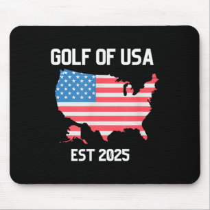 Golf Retro van Amerika EST 2025 Amerikaanse vlag M Muismat