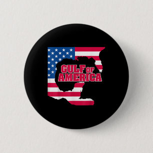 Golf Retro van Amerika EST 2025 Amerikaanse vlag M Ronde Button 5,7 Cm