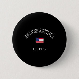 Golf Retro van Amerika EST 2025 Amerikaanse vlag M Ronde Button 5,7 Cm