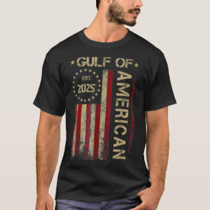 Golf Retro van Amerika EST 2025 Amerikaanse vlag M T-shirt