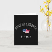 Golf Retro van de Verenigde Staten Amerika EST 202 Kaart (Gele Bloem)