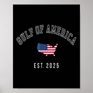 Golf Retro van de Verenigde Staten Amerika EST 202 Poster