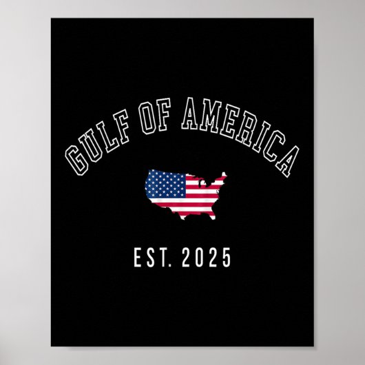 Golf Retro van de Verenigde Staten Amerika EST 202 Poster (Voorkant)