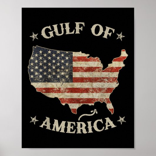 Golf Retro van de Verenigde Staten Amerika EST 202 Poster (Voorkant)