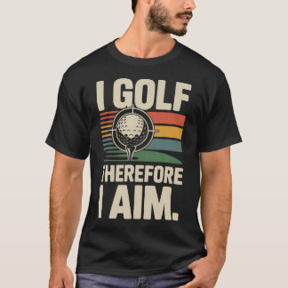 Golf Retro Vintage I Golf Daarom Ben Ik T-shirt