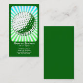 golf: retroflectoren : visitekaartje (Voorkant / Achterkant)