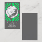 golf: retroflectoren : visitekaartje (Voorkant / Achterkant)