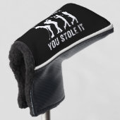 Golf rijden alsof je het hebt gestolen hobby golfheadcover (3/4 voorkant)