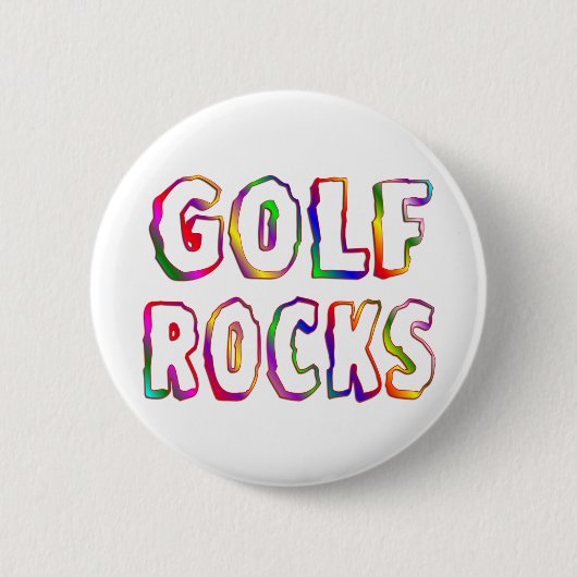 Golf Rocks Ronde Button 5,7 Cm (Voorkant)