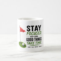 Golf Rode Vlag Golf Lifestyle Typografie Ontwerp