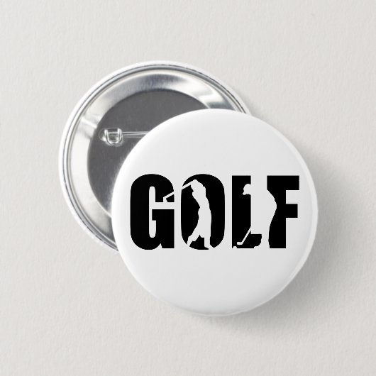 Golf Ronde Button 5,7 Cm (Voorkant /achterkant)