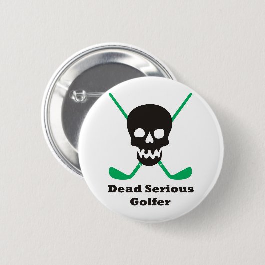 Golf Ronde Button 5,7 Cm (Voorkant /achterkant)