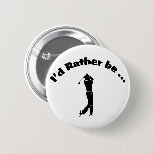 Golf Ronde Button 5,7 Cm (Voorkant /achterkant)