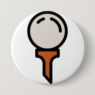 golf ronde button 7,6 cm